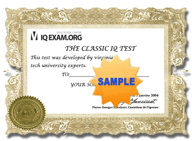 IQ Diploma | IQ Test | IQ Exam